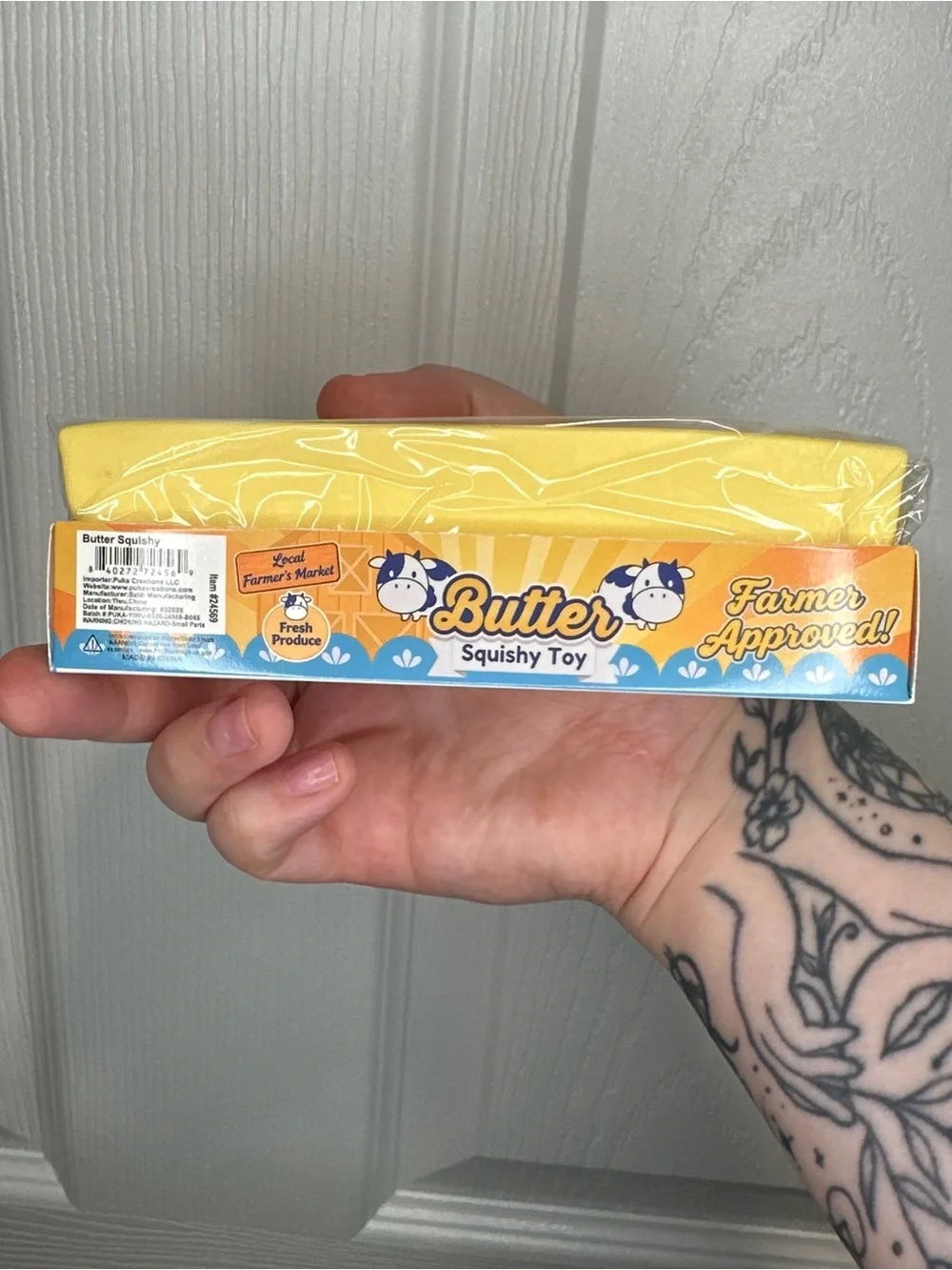 Butter Squishy Toy - Yellow, Viral Tik Tok